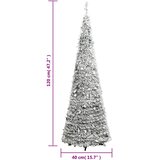  Umjetno božićno drvce sa snijegom 50 LED žarulja 120 cm | shoptok.hr
