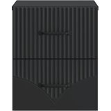  Noćni ormarić za montažu na zid Zidne Crna 34,5 x 33 x 40 cm | Eponuda.com