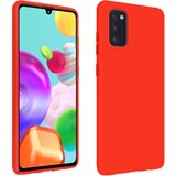 AVIZAR Ovitek za Samsung Galaxy A41 iz poltrdnega silikona z mehkim zakljuckom na dotik - rdec, (20626649) | Shoptok.si