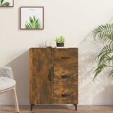  Komoda boja dimljenog hrasta 69,5x34x90 cm konstruirano drvo Cijene