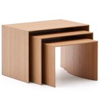 Kave Home Pomoćni stolići u setu 3 kom u dekoru hrasta 40x60 cm Litto – | shoptok.hr