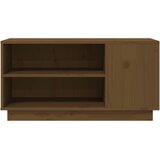 TV ormarić smeđa boja meda 80x34x40,5 cm od masivne borovine | Eponuda.com