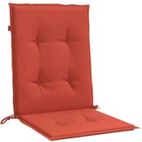 Jastuci za stolice 6 kom prošarano crvena 100x50x4 cm tkanina | shoptok.hr