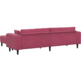  Baršunasta sofa s jastukom s jastukom 3 pcs 208 cm Baršun | shoptok.hr