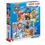 Clementoni puzzle 2X60 paw patrol Cene
