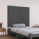  Zidno uzglavlje sivo 108 x 3 x 90 cm od masivne borovine | shoptok.hr