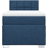  Krevet s oprugama i madracem plavi 90 x 190 cm od tkanine | shoptok.hr