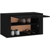  Zidni ormarić za cipele crni 70 x 35 x 38 od konstruiranog drva | Eponuda.com