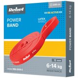 Rebel ACTIVE Lateks guma elastična traka za vežbanje Power Band PL-2 crvena otpor 6-14 kg RBA-3000-2 | Eponuda.com