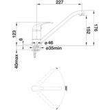 Blanco slavina DARAS CRNO HD 526152 | ePonuda.com