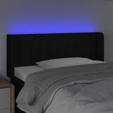  LED uzglavlje crno 93x16x78/88 cm od tkanine | shoptok.hr
