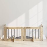  Vrata za pse s postoljem 4 pcs Hrast sonoma 80 x 60 cm | shoptok.hr