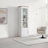 Mömax Vitrina Korsika, Bela, Barve Hrasta | Shoptok.si