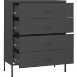 vidaXL Ladičar antracit 80 x 35 x 101,5 cm čelični | shoptok.hr