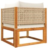  Vrtna sofa kutna s jastucima drvo akacije i ratana | shoptok.hr