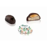 Praline od extra tamne cokolade punjene sa karameliziranim bademima Mandorla 1-4