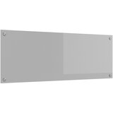 vidaXL Kuhinjski backsplash svetlo sivo 110x40x0,6 cm iz temperiranega stekla, (22095294) | Shoptok.si