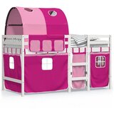  The living store otroški pograd s tunelom roza 90x190 cm trdna borovina - otroški pograd, (21497642) | Shoptok.si
