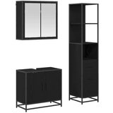 vidaXL set namještaja za kupaonicu 3 pcs crni hrast 65 x 33 x 60 cm | shoptok.hr