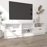 TV ormarić bijeli 150x33,5x45 cm od konstruiranog drva | Eponuda.com