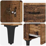  Strani šal Star les 69,5 x 34 x 90 cm Konstruiran les, (5000107938) | Shoptok.si