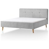 Meise Möbel Svetlo siva oblazinjena zakonska postelja 180x200 cm Smart – Cene