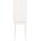  Visoka komoda bijela 60 x 40 x 120 cm od masivne borovine | Eponuda.ba