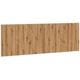 Zidno uzglavlje boja artisian hrast 240 x 1,5 x 80 cm drveno