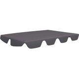  Zamjenski krov za vrtnu ljuljačku antracit 150/130x105/70 cm | shoptok.hr