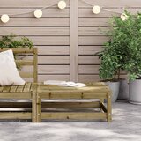 vidaXL Vrtni tabure 70 x 70 x 30 cm od impregnirane borovine | shoptok.hr