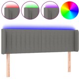  LED uzglavlje tamnosivo 147x16x78/88 cm od tkanine | shoptok.hr