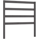  Uzglavlje za krevet sivo 96 x 4 x 100 cm od masivne borovine | shoptok.hr
