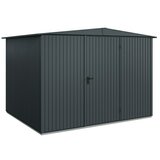EcoStar Spremište Trend-S Tip 3 (Vanjska širina uklj. krovni prevjes: 323,6 cm, Vanjska dubina uklj. krovni prevjes: 247,7 cm, Antracit, Jedna vrata) | shoptok.hr