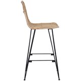 Barska stolica 2 pcs Prirodna 44 x 55 x 109 cm Ratan i Čelik | shoptok.hr