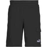 Puma Kratke hlače & Bermuda ESS LOGO CARGO SHORTS Črna | Shoptok.si