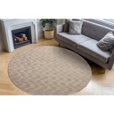 Kayoom PREPROGA Z VISOKIM FLOROM 120/120 cm tkano rjavosiva | Shoptok.si