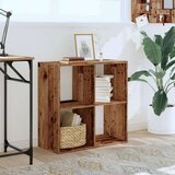 vidaXL Regal za knjige boja starog drva 68,5x32x68,5 cm drveni | Eponuda.com