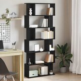  Biblioteka crni hrast 80x24x190,5 cm Konstruirano drvo | Shoptok.si
