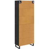  Kuhinjski ormarić s ladicama 2 pcs Crni hrast Inženjerska drva i staklo | shoptok.hr