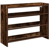 Maison Chic Regal za čevlje - Polica za čevlje dimljen hrast 80x25x62 cm inženirski les, (21778210) Cene
