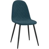  Jedilni stoli 4 kosi moder žamet, (20701265) | Shoptok.si