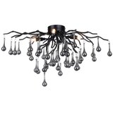 PAUL NEUHAUS 8090-18 - plafonski luster ICICLE 4xG9/40W/230V 30x60 cm crna | Eponuda.com
