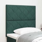  LED glava kreveta Tamnozelena 100 cm Baršun | shoptok.hr