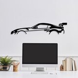 Wallity Zidna dekoracija Dodge Viper Silhouette, 70x14 cm, Crna | Eponuda.ba