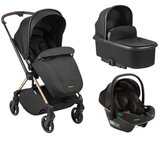 Kikka Boo Kolica Lanah 3in1 set sa autosedištem I-Prime I-size i tvrdom korpom Black ( KKB21147 SET ) | ePonuda.com