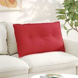  Jastuk za leđa Crvena 80 x 19 x 50 cm tkanina | shoptok.hr