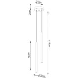  Obesna svetilka PASTELO 2 zlata, (21347990) | Shoptok.si