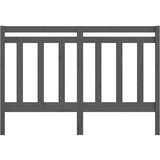  Uzglavlje za krevet sivo 166 x 4 x 100 cm od masivne borovine | shoptok.hr