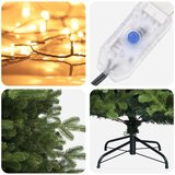  Umjetno božićno drvce s nogom 240 cm 300 LED lampica - 240 cm s LED svjetlima | shoptok.hr