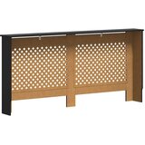  Pokrov za radijator crni 172 x 19 x 81,5 cm MDF | shoptok.hr